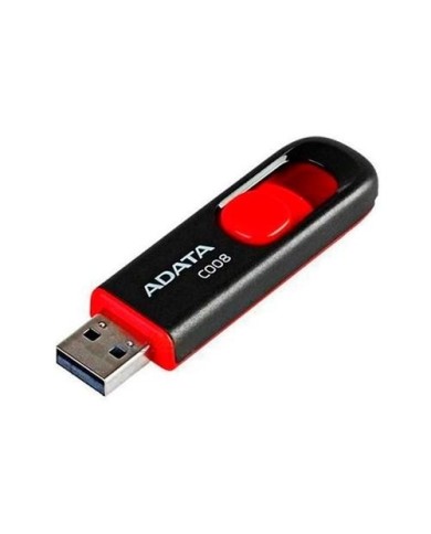 Pendrive Adata 16GB USB 2.0 Negro/Rojo C008 (AC008-16GB-RKD)