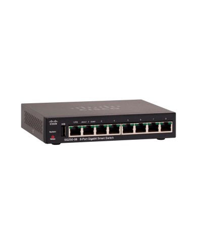 SWITCH SMART CISCO SG250-08 8 PORT GIGABIT (SG250-08-K9-NA)