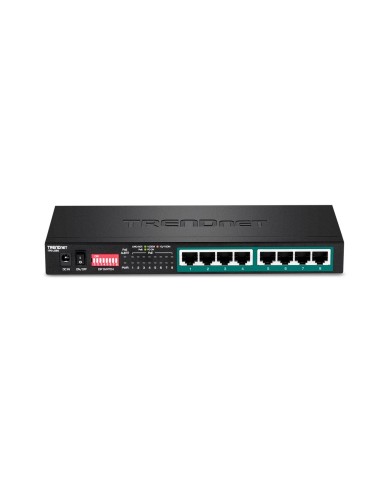 Switch Trendnet  largo alcance 8xGE PoE+(65W) 200mts (TPE-LG80)