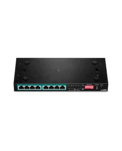 Switch Trendnet  largo alcance 8xGE PoE+(65W) 200mts (TPE-LG80)