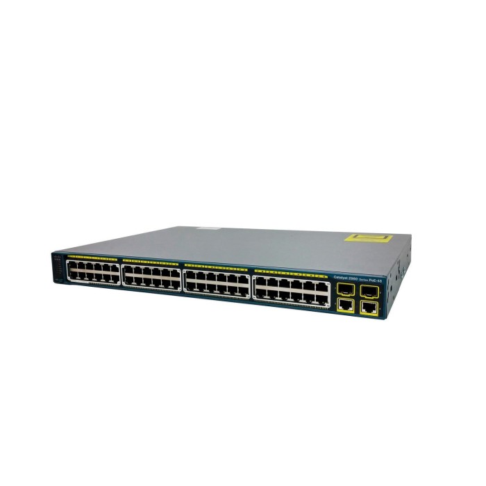 Switch CIS WS-C2960+48PST-L Catalyst 2960 Plus 48 10/100 PoE + 2 10 (WS-C2960+48PST-L)