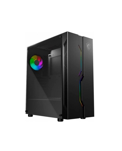 Gabinete gamer MSI MAG VAMPIRIC 010 - Vidrio templado ATX (MAGVAMPIRIC010)
