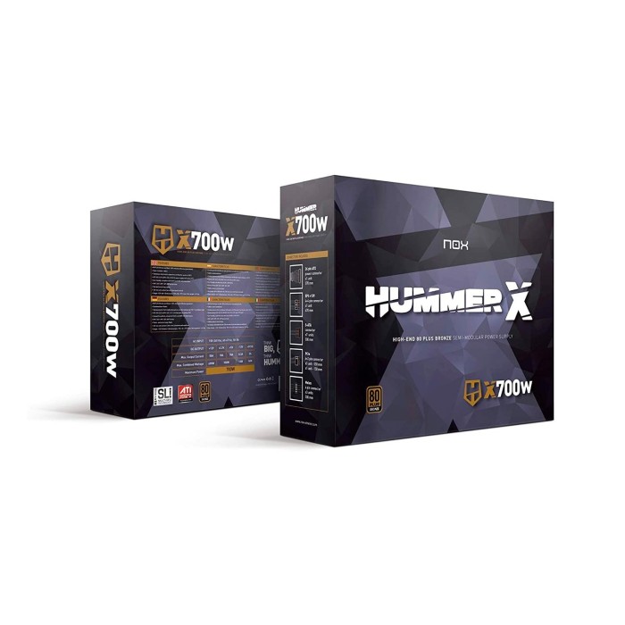 FUENTE DE PODER NOX HUMMER X700W BRONZE EDITION (NXHUMMERX700WBZ)