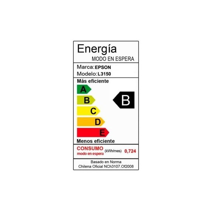 Impresora Epson EcoTank L3150 Multifuncional (C11CG86303)