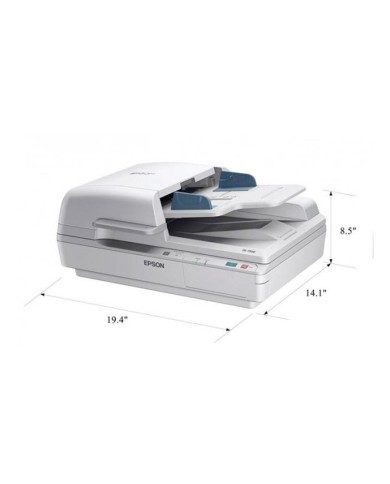 ESCANER EPSON  DS7500 CAMA PLANA Y ADF 40 PPM A4 DUPLEX ADF 100 HOJAS CICLO TRABAJO 4.000 COPIAS AL DIA (B11B205321)