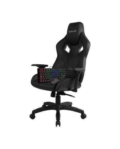 Combo Gamer Redragon Silla Capricornus C502 Negra/Teclado Mecánico Kumara K552/Mouse M607 Griffin