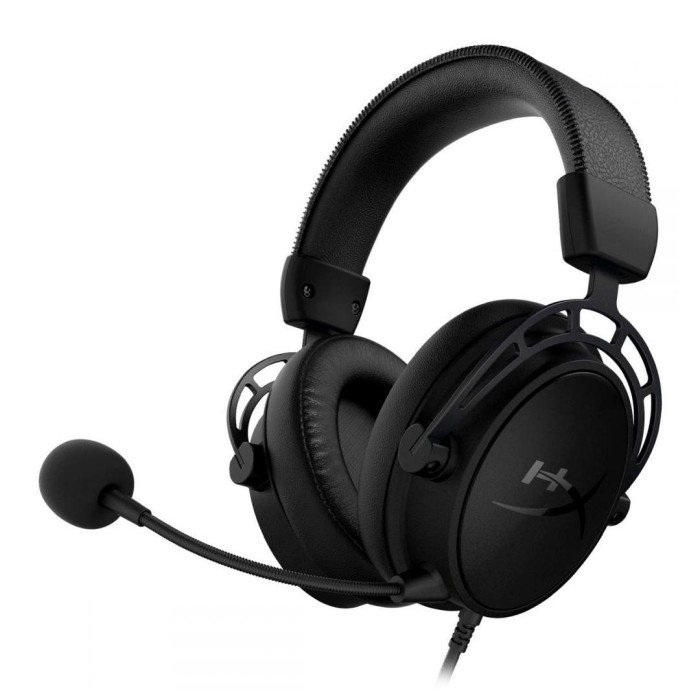Audífonos gamer HyperX Cloud Alpha S Negro 7.1 Surround - PC y PS4 (HX-HSCAS-BK/WW)