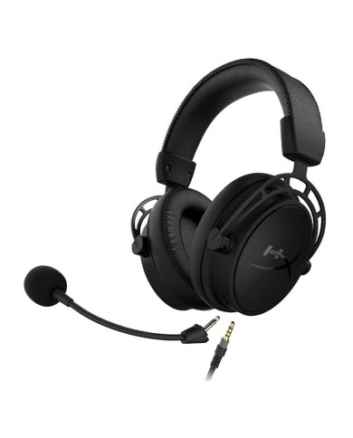 Audífonos gamer HyperX Cloud Alpha S Negro 7.1 Surround - PC y PS4 (HX-HSCAS-BK/WW)