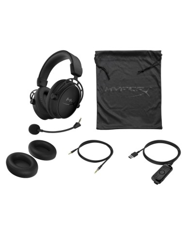 Audífonos gamer HyperX Cloud Alpha S Negro 7.1 Surround - PC y PS4 (HX-HSCAS-BK/WW)