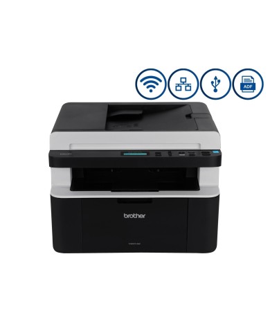 Multifuncional láser monocromática Brother DCP-1617NW  WiFi, Ethernet, ADF