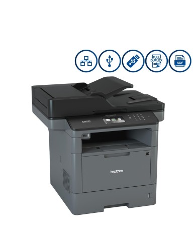 Multifuncional Brother DCP-L5650DN Láser (B/N, 42ppm, 1200dpi, USB/Ethernet)