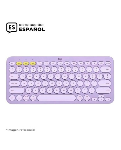 Teclado inalámbrico Bluetooth Logitech K380 Lavanda