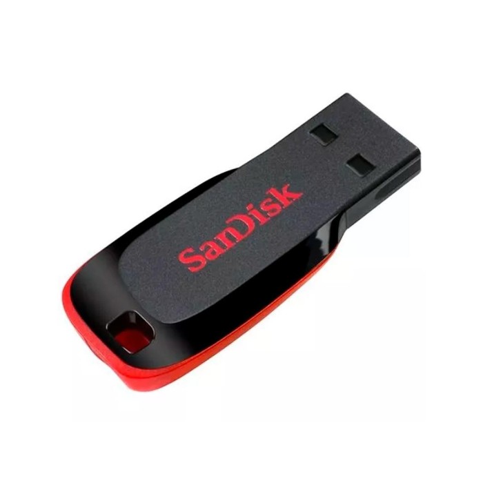 Pendrive 32GB Sandisk USB 2.0 Cruzer Blade, Negro
