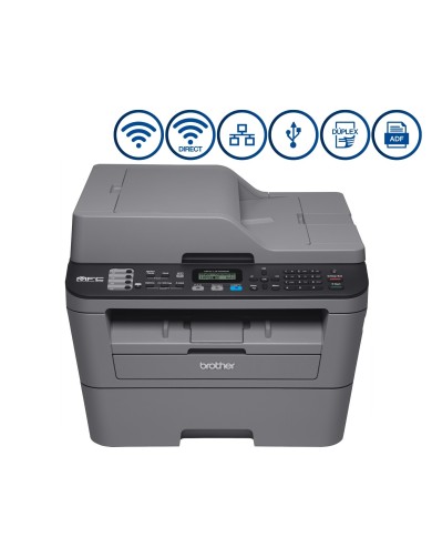 Impresora Multifuncional láser monocrómatica Brother MFC-L2700DW dúplex