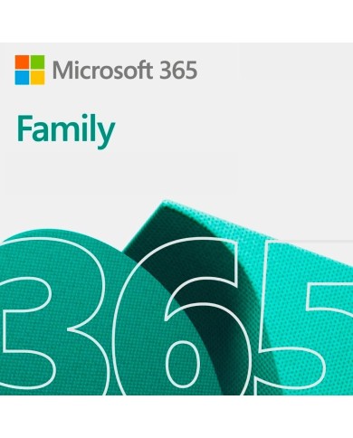 Microsoft Office 365 Familia, 32/64 Bits, 6 Usuarios, Plurilingüe, Descarga digital (ESD), 1 año