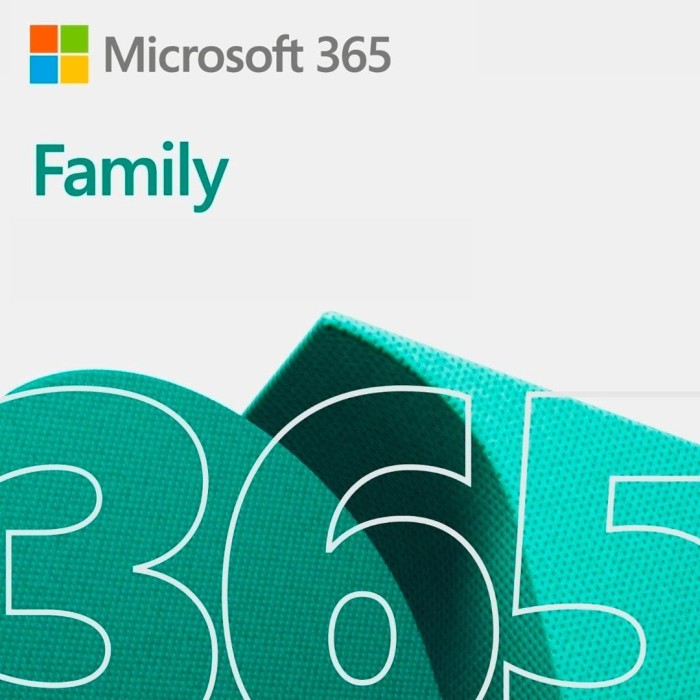 Microsoft Office 365 Familia, 32/64 Bits, 6 Usuarios, Plurilingüe, Descarga digital (ESD), 1 año