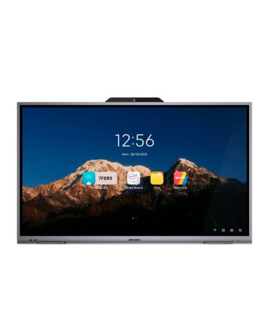 Pantalla interactiva Hikvision 4K Camara y Mic Android 8 Wifi