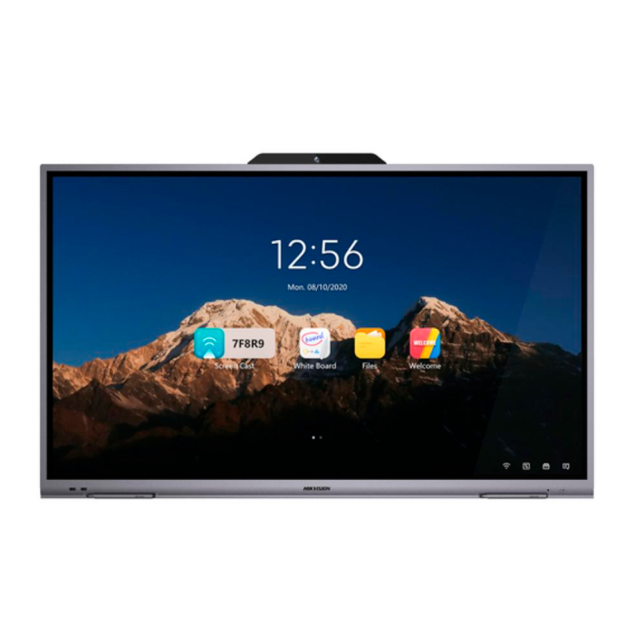 Pantalla interactiva Hikvision 4K Camara y Mic Android 8 Wifi