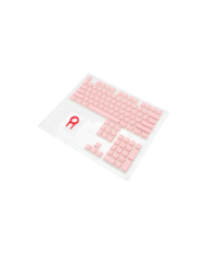 Keycaps gamer Scarab A130 Pink Cristal 105 teclas de reemplazo