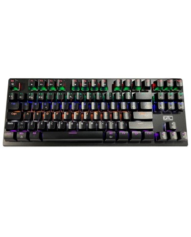 Teclado Mecánico GTC KGG-010 Switch Blue, Español, Negro