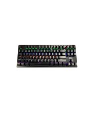 Teclado mecánico Krom Kernel RGB, Switch Red, USB, Negro