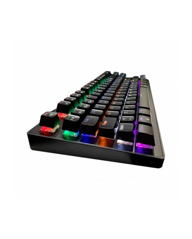 Teclado Mecánico GTC KGG-010 Switch Blue, Español, Negro