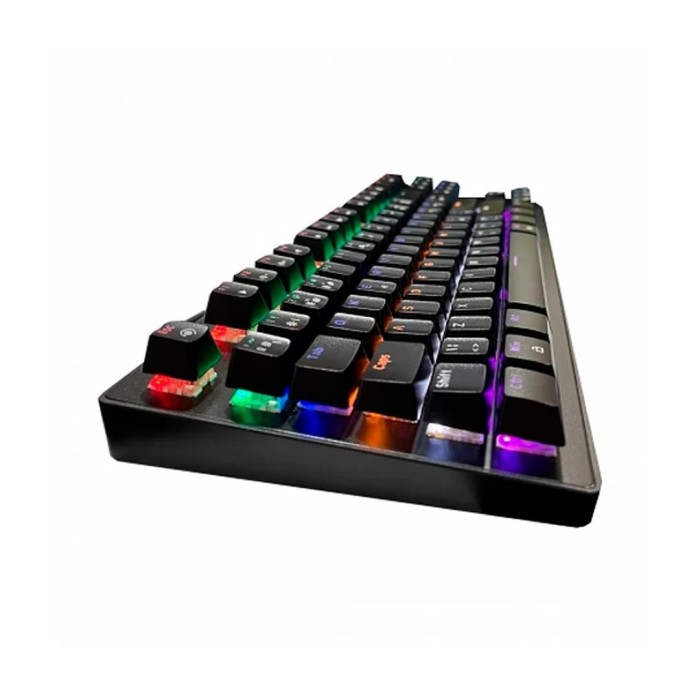 Teclado Mecánico GTC KGG-010 Switch Blue, Español, Negro