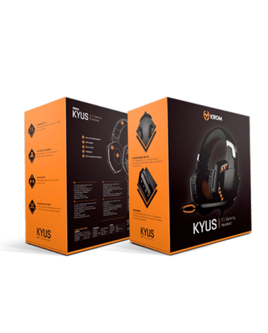 Audífonos gamer Krom Kyus 7.1 PC, PS4