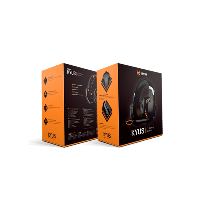 Audífonos gamer Krom Kyus 7.1 PC, PS4