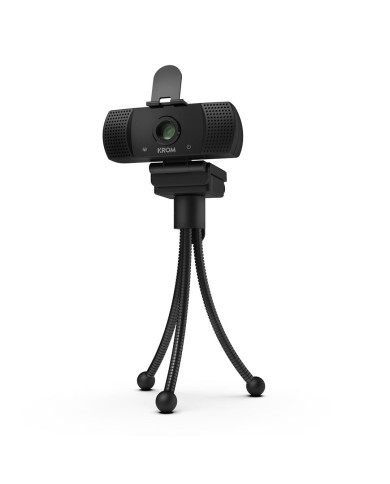 Cámara Web Krom KAM con Trípode 1080p Full HD, USB