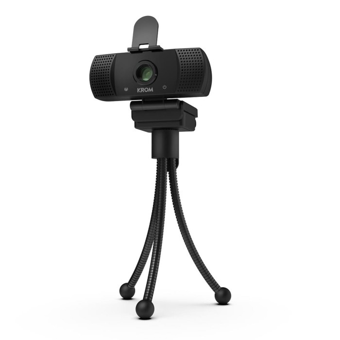 Cámara Web Krom KAM con Trípode 1080p Full HD, USB