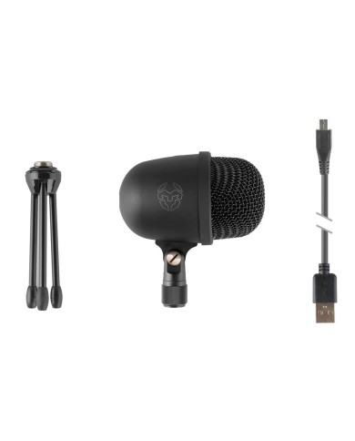 Micrófono gamer USB Krom Kimu Pro Unidireccional