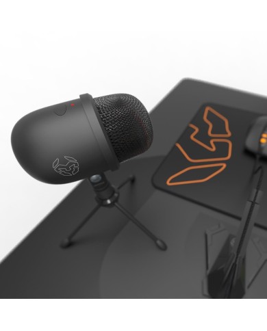 Micrófono gamer USB Krom Kimu Pro Unidireccional