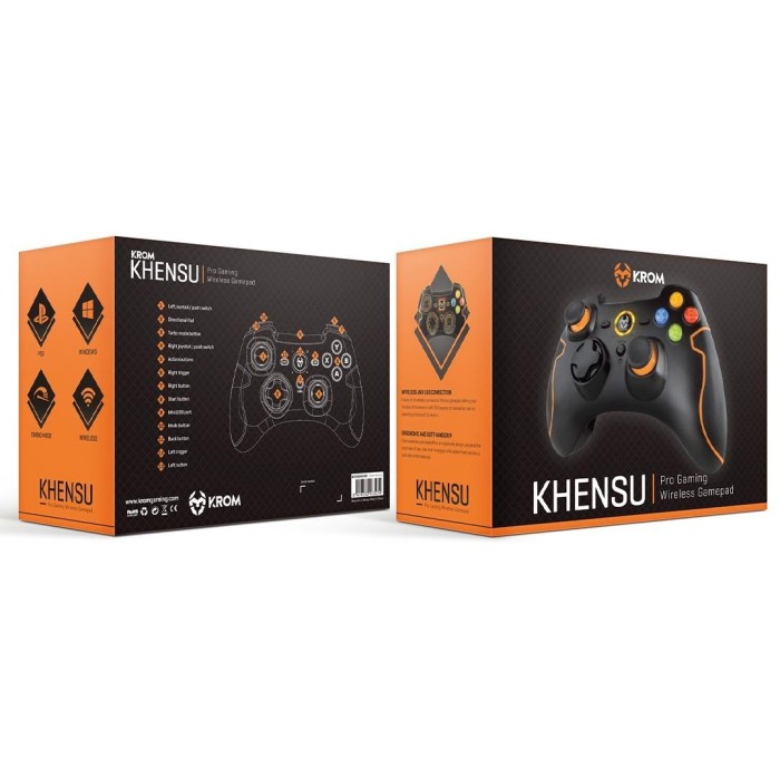 Joystick Inalambrico Krom Khensu USB PC y PS3
