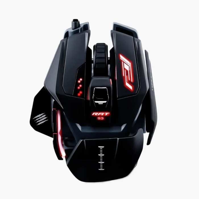 Mouse Gamer Mad Catz R.A.T. Pro S3, 7.200dpi, Sensor PixArt PWM3330, Negro