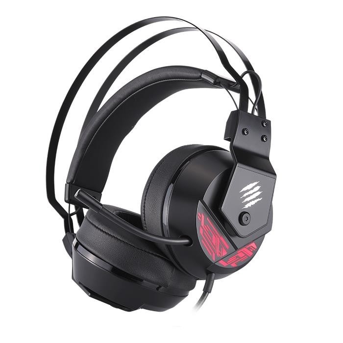 Audífonos Gamer Mad Catz  F.R.E.Q. 4 RGB Virtual 7.1, USB, Negro