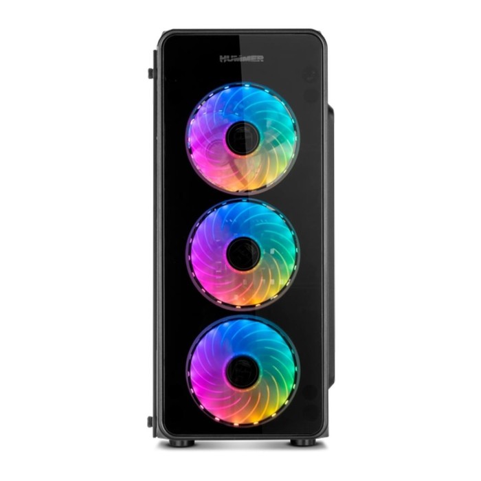 Gabinete Gamer Nox Hummer TGM ARGB ATX, Vidrio Templado, Fan 120mm x4