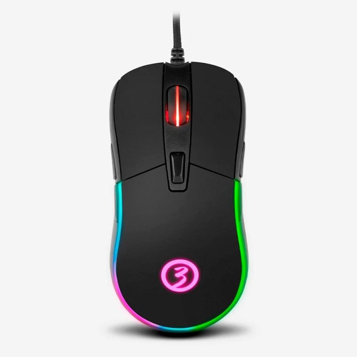 Mouse Gamer Ozone Neon X40 7.200dpi, PixArt PMW 3330, RGB, Negro