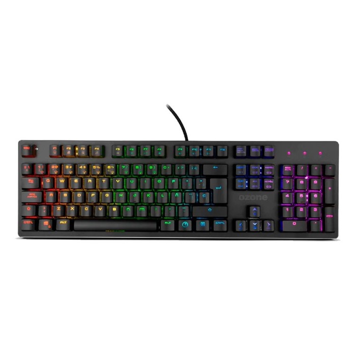 Teclado gamer híbrido Ozone Alliance, Switch CrossTech, USB, Español