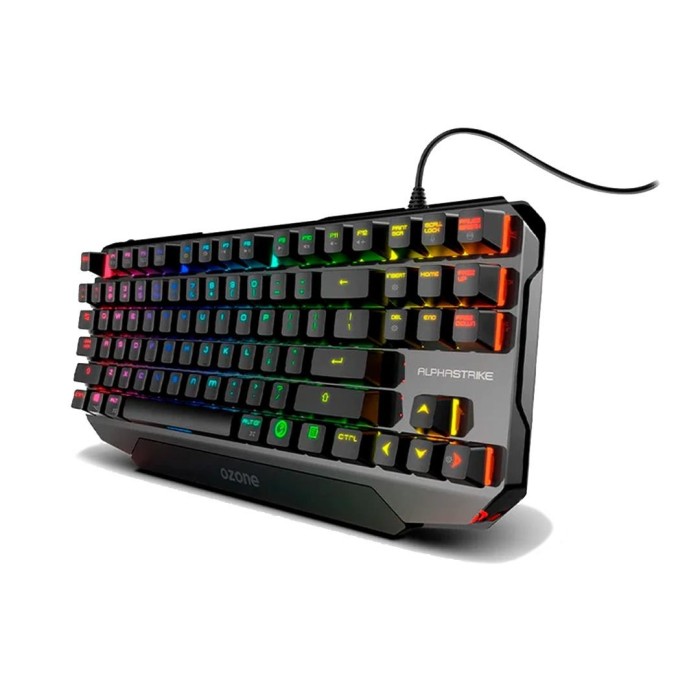 Teclado mecánico Ozone Alpha Strike TKL Switch Outemu Red, Español, RGB