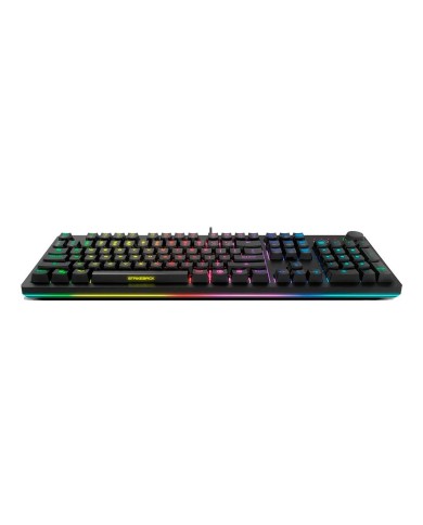 Teclado mecánico Ozone Strikeback RGB, Switch Kailh Red, Español, Grafito