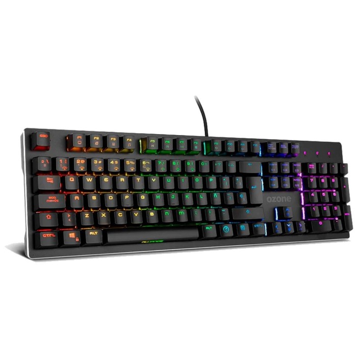 Teclado gamer híbrido Ozone Alliance, Switch CrossTech, USB, Español