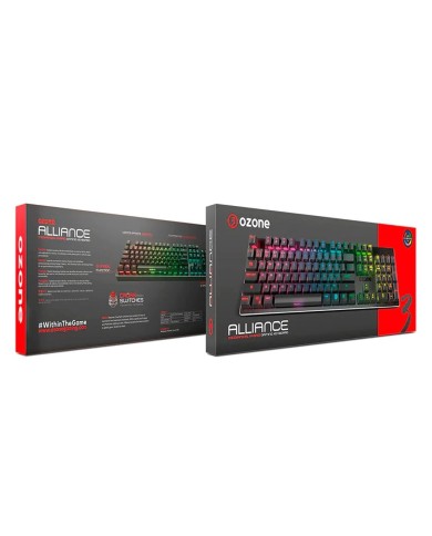 Teclado gamer híbrido Ozone Alliance, Switch CrossTech, USB, Español
