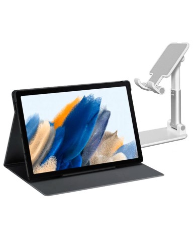 Tablet Samsung Galaxy Tab A8 10.5 3GB 32GB WiFi 4G BookCover Gris + Soporte de Regalo
