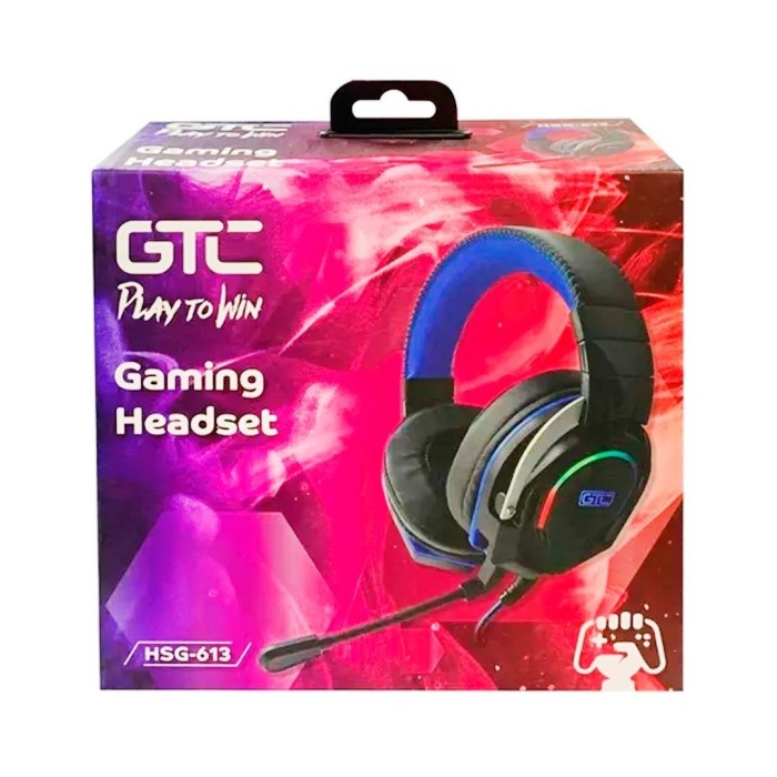 Audífono gamer GTC HSG-613 RGB Jack 3.5mm