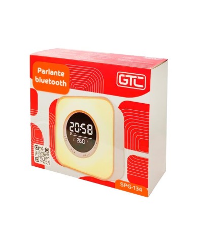 Parlante Bluetooth SPG-134 USB iluminación RGB con radio