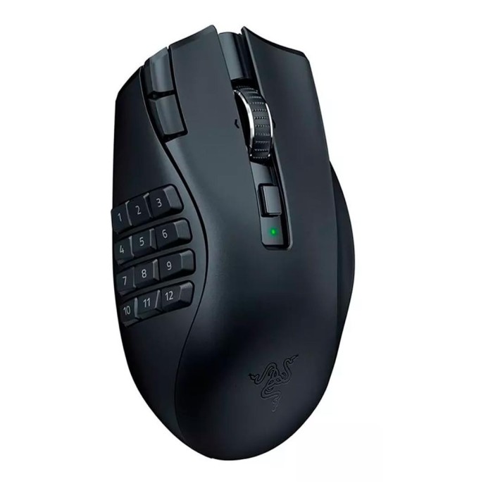 Mouse gamer inalámbrico Razer Naga V2 Hyperspeed RGB 30.000 DPI, 19 botones para MMO
