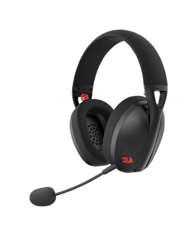 Audífonos gamer inalámbricos Redragon Ire Pro H848 Black Bluetooth, USB