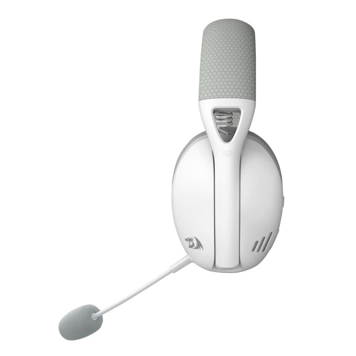 Audífonos gamer inalámbricos Redragon Ire Pro H848 White Grey Bluetooth, USB