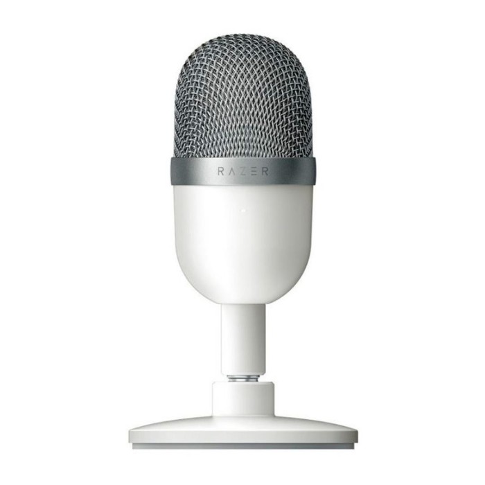 Micrófono Streaming Razer Seiren Mini Ultra Mercury White,  Condensador Compacto USB